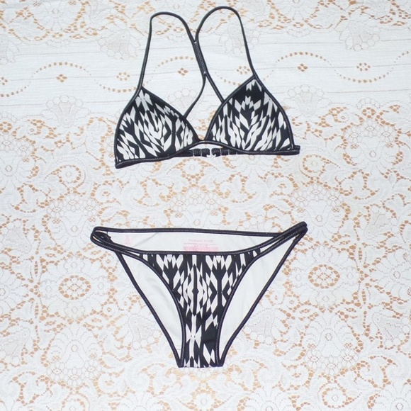 Victoria's Secret Other - Victoria's Secret Black White Bikini Sexy Small S